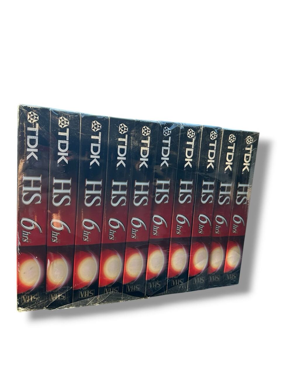 Sealed 10pk VHS TDK HS 6Hr Blank VHS